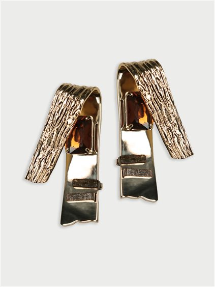 Orecchini Rebecca Donna Woodish in Bronzo Cristallo artificiale BODOOM04 - BODOOM04